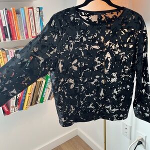 Cos sheer avant garde top